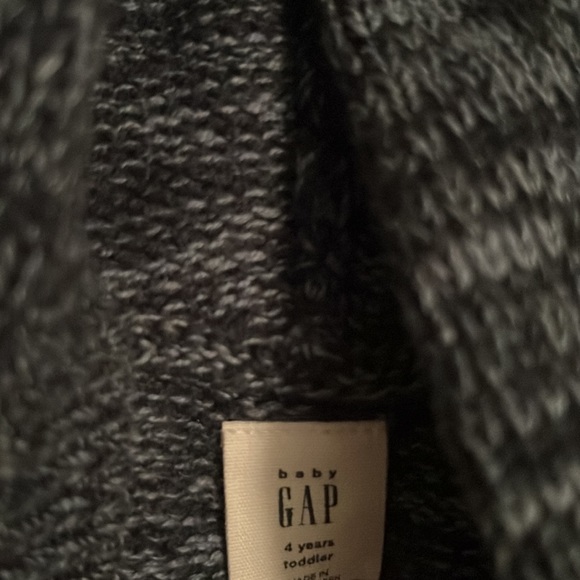 Navy Blue Zipper/Hoodie Sweater - Picture 4 of 4